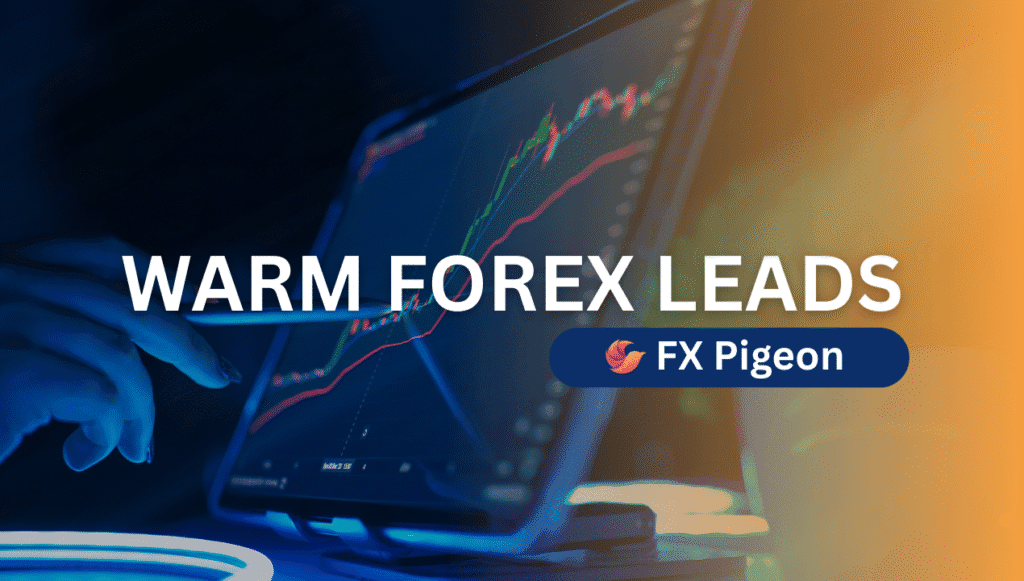 Chart showing growth in clients from Forex Warm Leads