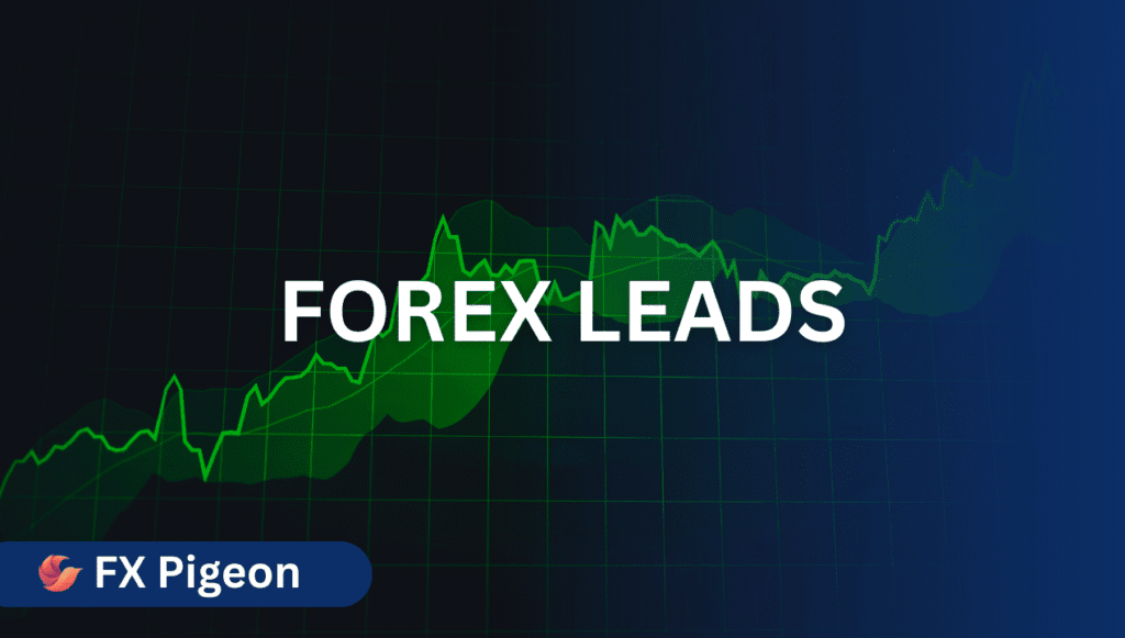 Graph showing growth in forex leads over time